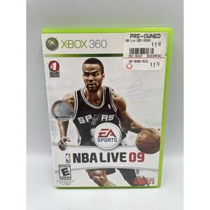 NBA Live 09 - (Microsoft Xbox 360) Complete With Manual - Great Condition